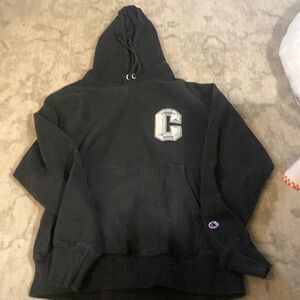 Champion reverse weave black hoodie